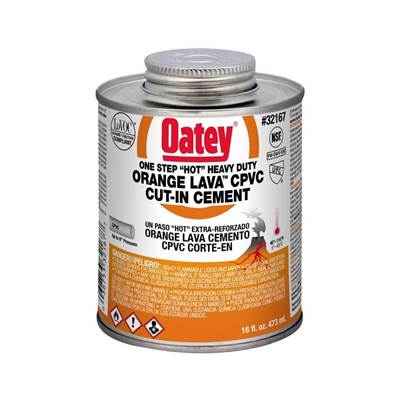 Oatey Orange Lava Hot CPVC Cut-In Cement - Wide Mouth - 1 Gallon
