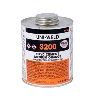 Oatey CPVC Cement - Medium - Orange - 1/2 Pint
