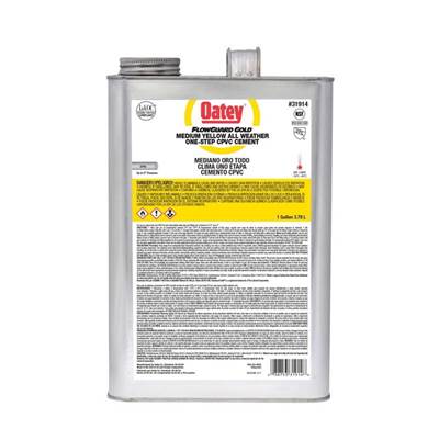Oatey FlowGuard Gold® 1-Step Yellow CPVC Cement - 1 Gallon