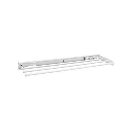 Rev-A-Shelf Sink Classics Undersink Pull Out Towel Bar in White