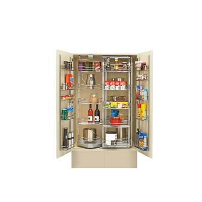 Rev-A-Shelf Modern Pivot Out Chef's Pantry - Door Organizers in Chrome