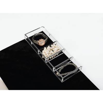Rev-A-Shelf Classic Closet Acrylic Jewelry Organizer - Large in Translucent