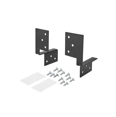 Rev-A-Shelf Classic Closet Jewelry Drawer Door Mount Kit Brackets - 2 Pack in Black