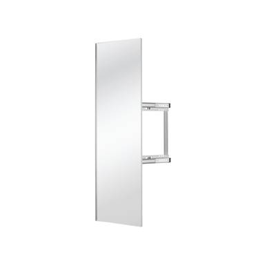 Rev-A-Shelf Rotate and Slide Mirror for Custom Closet Systems in Silver