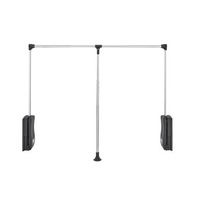 Rev-A-Shelf Classic Closet Adjustable Pull Down Closet Rod in Chrome