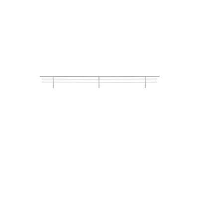 Rev-A-Shelf Classic Closet Shoe Rail - 23" in Chrome