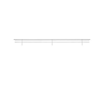 Rev-A-Shelf Classic Closet Shoe Rail - 29" in Chrome