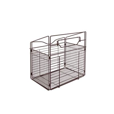 Rev-A-Shelf Classic Closet Tilt Out Hamper in Oil Rubbed Bronze