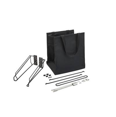 Rev-A-Shelf Pull Out Cloth Hamper in Black