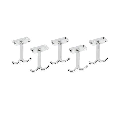 Rev-A-Shelf Glideware Back-to-Back Hooks - 5-Hook in Nickel