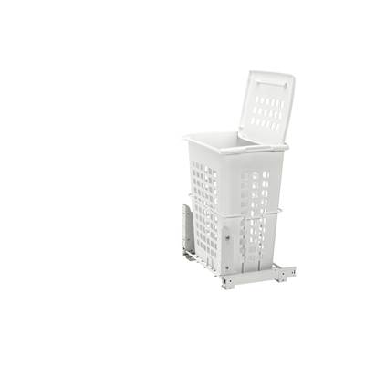 Rev-A-Shelf Value Line Polymer Pull Out Hamper in White
