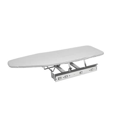 Rev-A-Shelf Classic Pull Out Ironing Board for Vanity Cabinet Drawers in Chrome