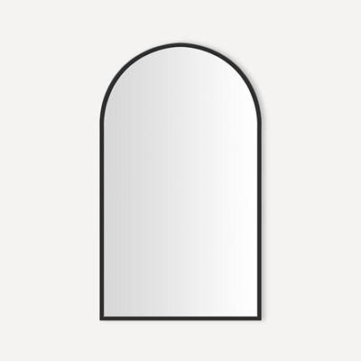 Robern Craft Arch 2033 Mirror in Matte Black