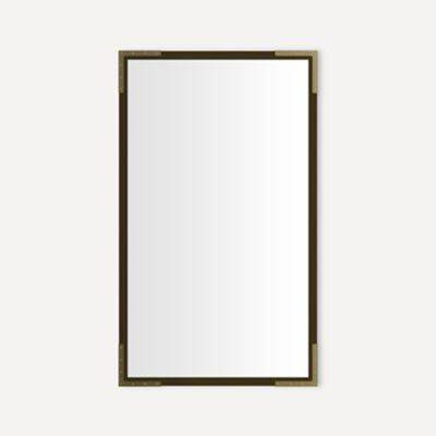 Robern Industrial 2440 LED Mirror in Aged Brass