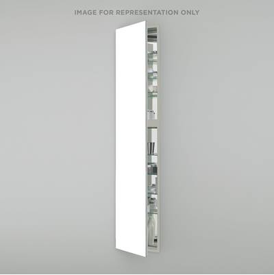 Robern M Series 16" x 70" x 8" Full Length Mirrored Cabinet - Left Hinge - Electric in Matte White