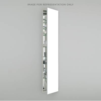 Robern M Series 16" x 70" x 8" Full Length Mirrored Cabinet - Right Hinge - Non-Electric in Matte White