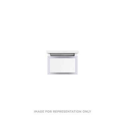 Robern Profiles Wall Mount Vanity - 12" X 7-1/2" X 21" - Chrome - Selectable Night Light in White