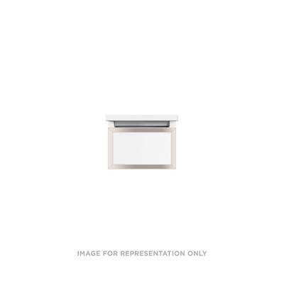 Robern Profiles Wall Mount Vanity - 12" X 7-1/2" X 21" - Polished Nickel - Selectable Night Light in White