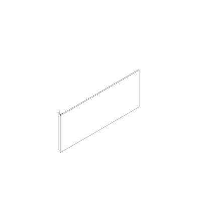 Robern Accessories Cartesian and Profiles Side Kit - 15" H x 21" D - Single Side Kit in Matte Black