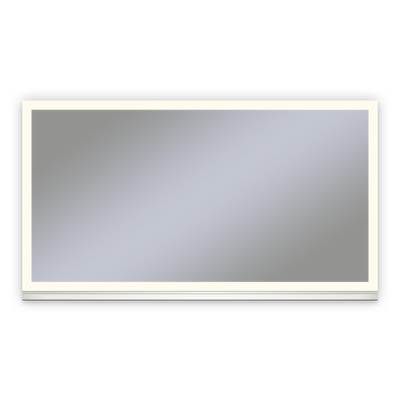 Robern Uplift Tech Cabinet - 48'' x 27'' x 6'' - Perimeter Light Mirror - 2700K - Dimmable - Night Light and Defogger - Electric in Anodized Aluminum