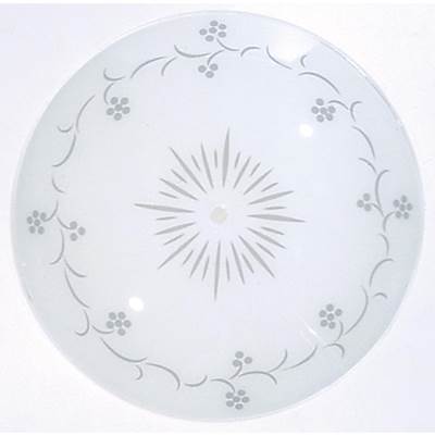 Satco 13" White/Gray Red in White Gray