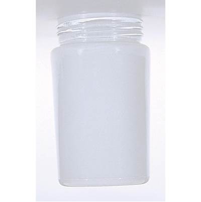 Satco 3-1/4" Cylinder Glass - 3-11/64" Fitter - 6-1/4" Height in White