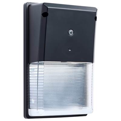 Satco LED Turtle Safe Wall Pack - Small in Black