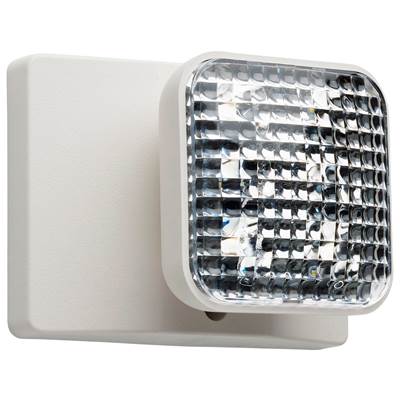 Satco Remote Emergency Light - Low-Voltage Backup - Single Head in White