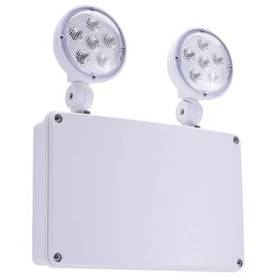 Satco Self-Contained Emergency Light - Wet in White
