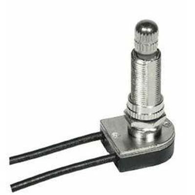 Satco On/Off Rotary Switch 1-1/8" in Nickel Plated
