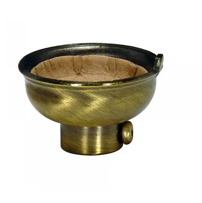 Satco 1/4 IP Solid Brass Deep Cap Socket in Antique Brass