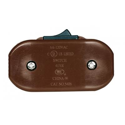 Satco Heavy Duty Feed-Through Switch in Brown