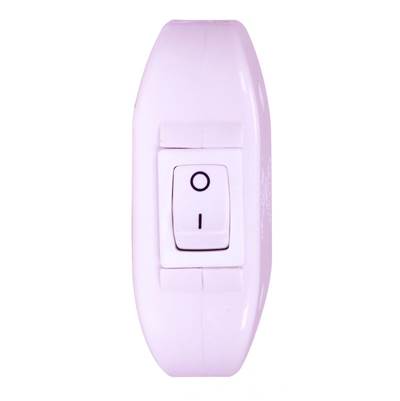 Satco Heavy Duty Feed-Through Switch in White