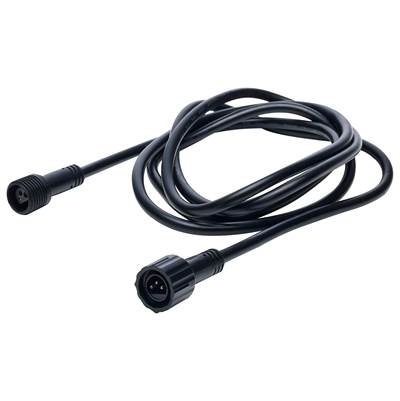 Satco 6' String Light Extension Cord in Black