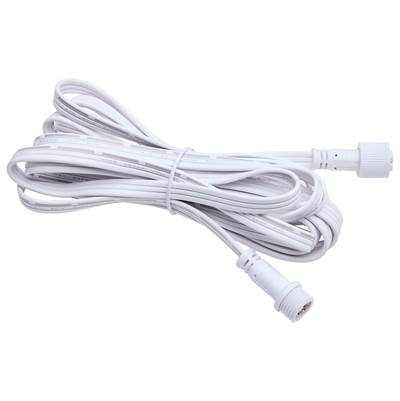 Satco Starfish 10' Extension Cord for Eave String Lights in White