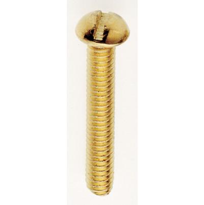 Satco 1" 8/32 Right-Hand Screw in Brass Plated