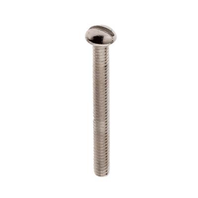 Satco Round Head Screw - 1-1/2" - 8/32 in Nickel Plated