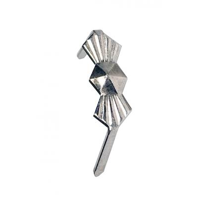 Satco C-8 Small Strass Bowtie Clip in Silver