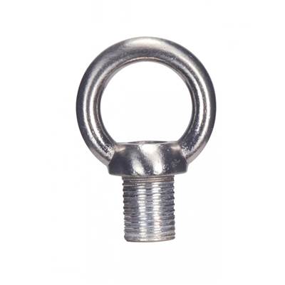 Satco Die Cast Male Loop - 1" - Brass Nickel in Brushed Nickel