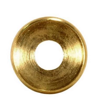 Satco Brass Double Check Ring - 1'' x 1/8 in Burnished Lacquered