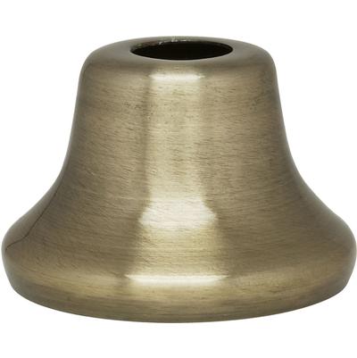 Satco 1-3/8" Steel Neck - 1/8 Slip Connector in Antique Brass