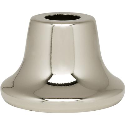 Satco 1-3/8" Steel Neck - 1/8 Slip Connector in Nickel Plated