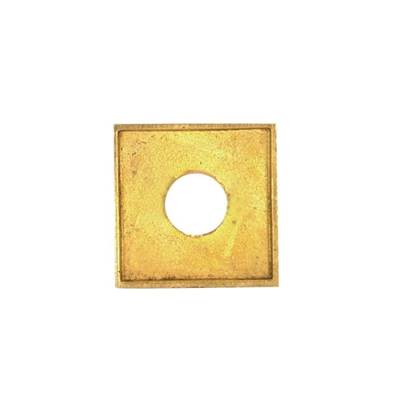 Satco 1'' x 1/8 Square Solid Brass Check in Polished