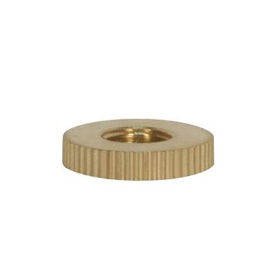 Satco 1'' Knurled Check in Solid Brass