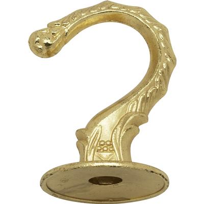 Satco 1 Jumbo Hook and Hardware in Brass Plated