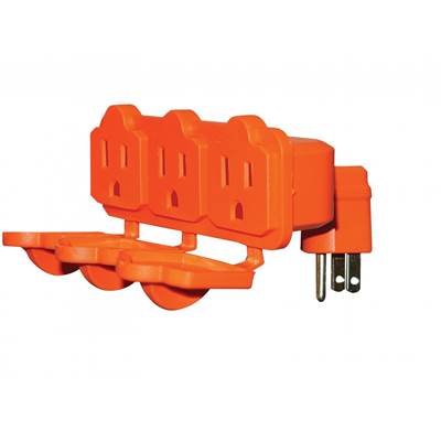 Satco HD Orange Outdoor Grounded