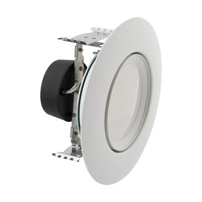 Satco ColorQuick LED Directional Recessed Light - 5-6" Aperture - 10.5 W - 90 Deg Beam in White