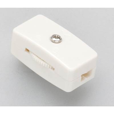 Satco Inline Cord Switch in White