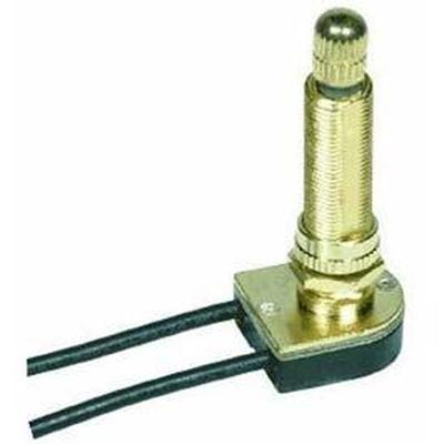 Satco On/Off Rotary Switch - 1-1/2" in Brass Plated