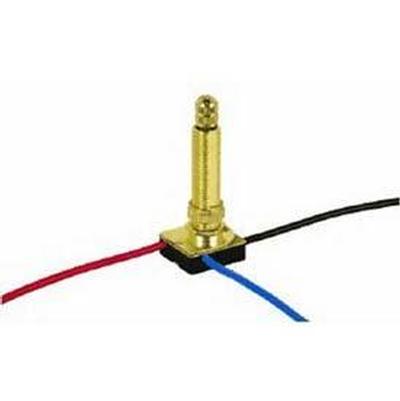 Satco 3-Way Rotary Switch - 1-1/2" in Brass Plated